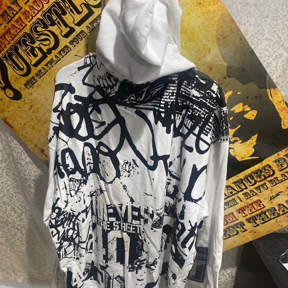 Blac Label Premium 90s Vintage (Defect-Stain) Hoodie 3X - Picture 4 of 8